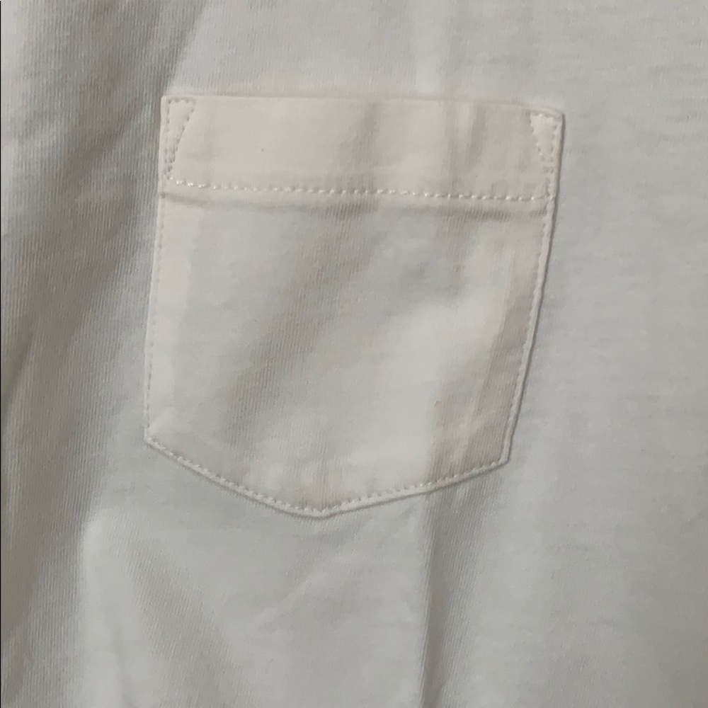 J. Crew Crewcuts Girls Ivory Short SleeveTie Front Tee Shirt - Picture 3 of 9